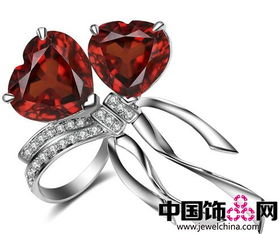 珠宝设计师会美 绽放的花朵首饰